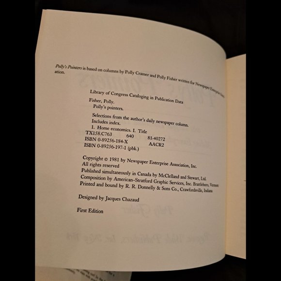 Vintage Polly's Pointers Book - Picture 3 of 5